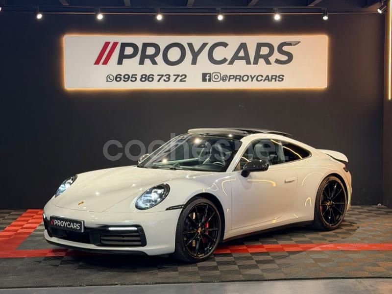 Gris / plata Usado 2021 Porsche 911 Carrera 4S Coupe | 139.990 € (Super precio) - Imagen 1/4