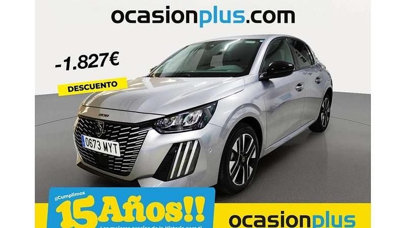 Gris Usado 2025 Peugeot 208 Allure Utilitario | 18.273 € (Buen precio) - Imagen 1/4