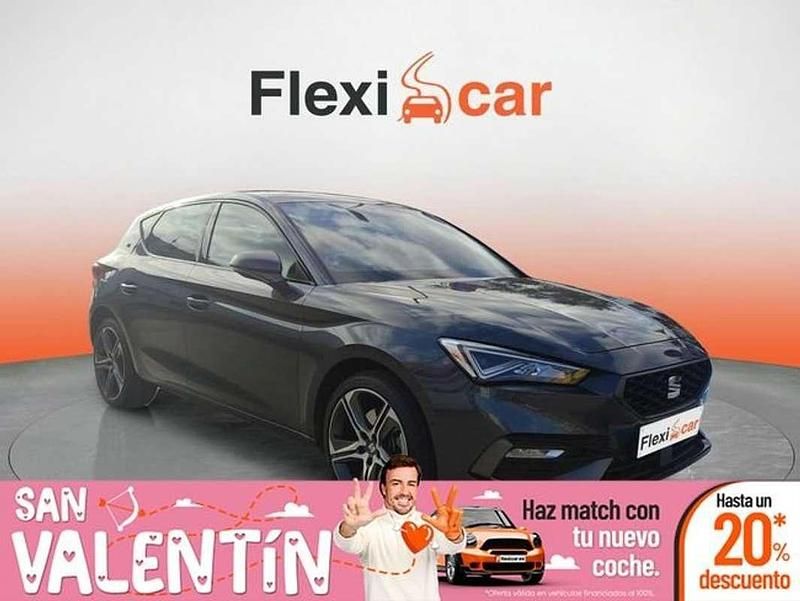 Usado Seat Leon FR 204 CV (150 kW) 2021 Gris Utilitario