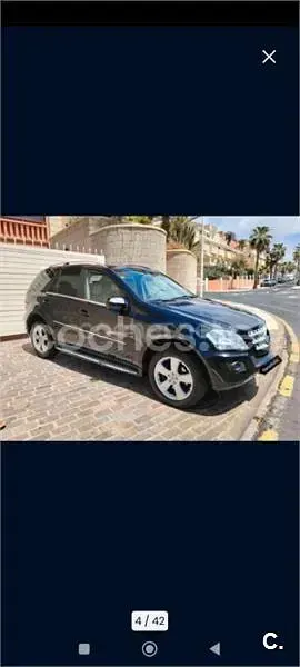 Usado Mercedes ML280 190 CV (139 kW) 2010 Negro SUV