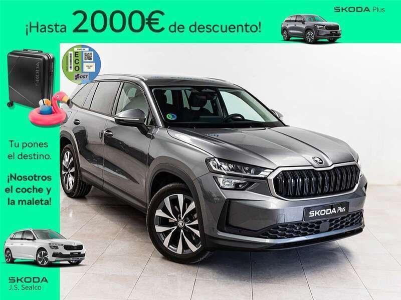 Gris Usado 2024 Skoda Kodiaq Selection SUV | 35.390 € (Precio justo) - Imagen 1/4