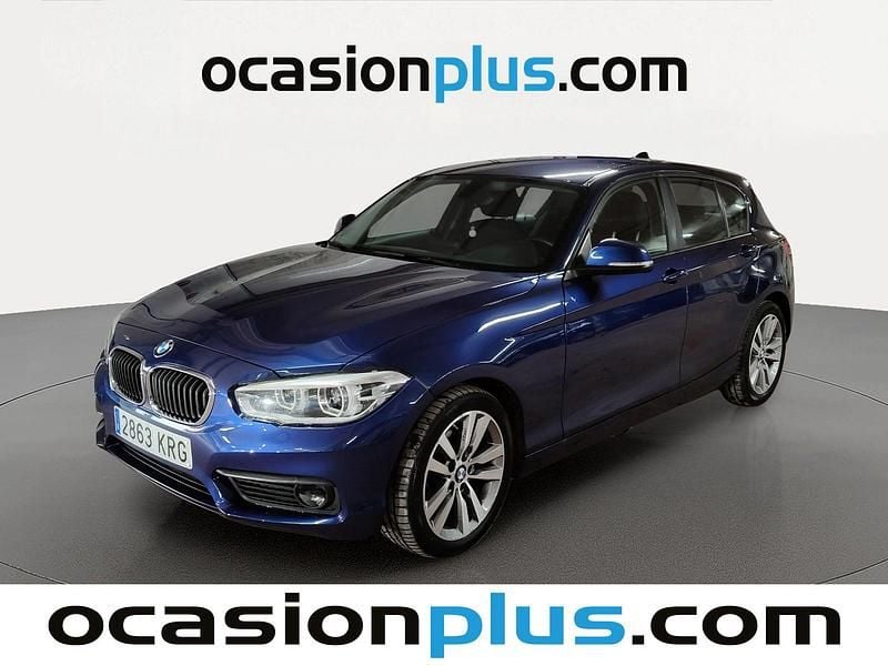 Usado BMW 118 136 HP (100 kW) 2018 Azul Citadino