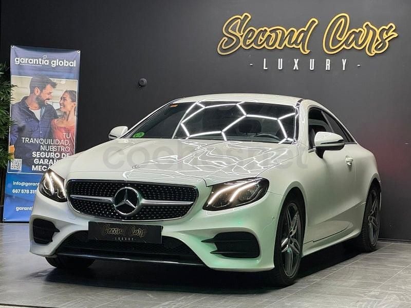 Usado Mercedes E220 194 CV (142 kW) 2018 Blanco Coupe
