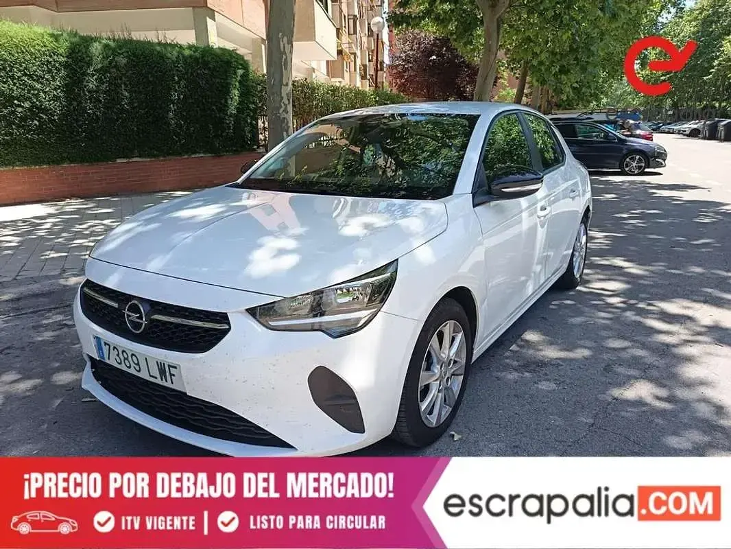 Usado Opel Corsa Edition 75 CV (55 kW) 2022 Blanco Utilitario