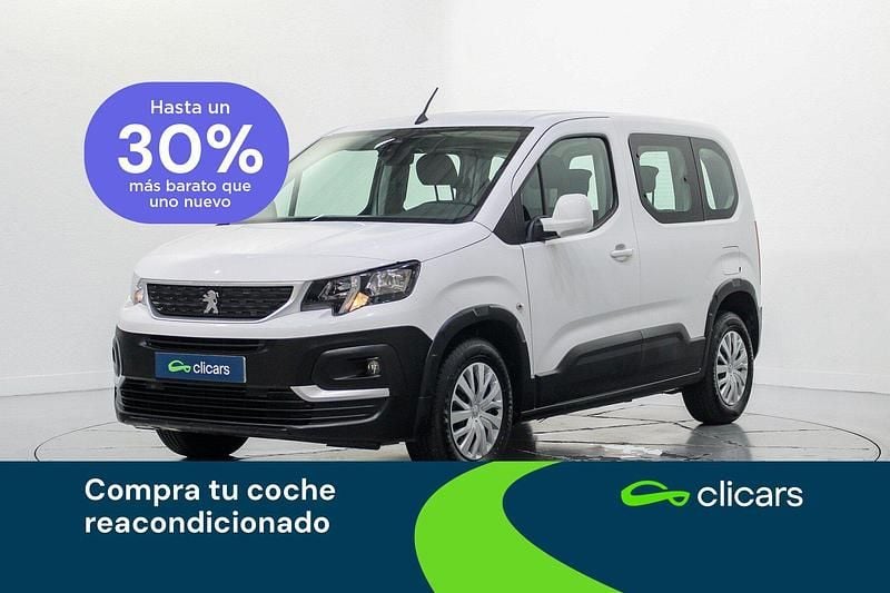 Blanco Usado 2021 Peugeot Rifter Active Monovolumen | 16.490 € (Super precio) - Imagen 1/4