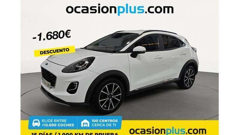 Blanco Usado 2021 Ford Puma Titanium SUV | 16.355 € (Buen precio) - Imagen 1/4