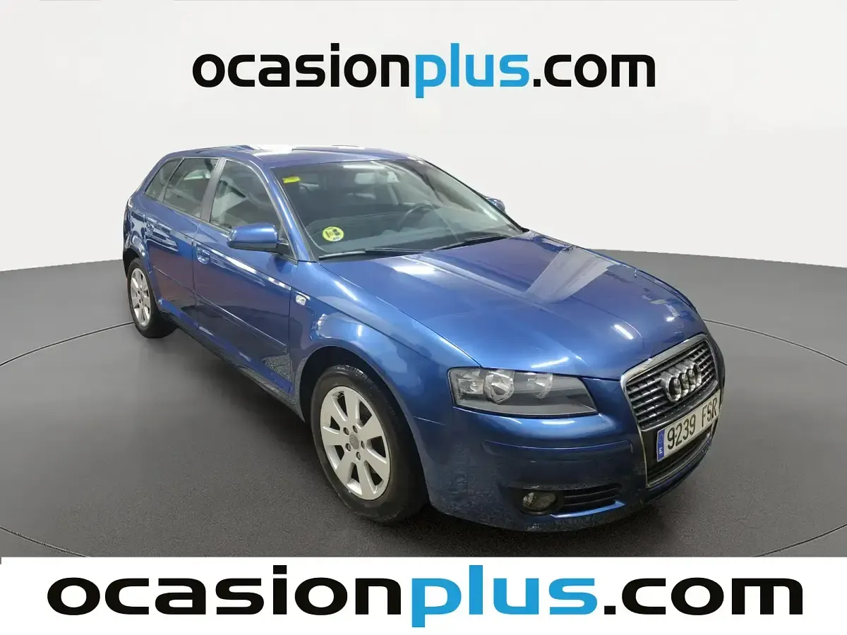 Usado Audi A3 Sportback Ambiente 140 CV (102 kW) 2007 Azul Utilitario