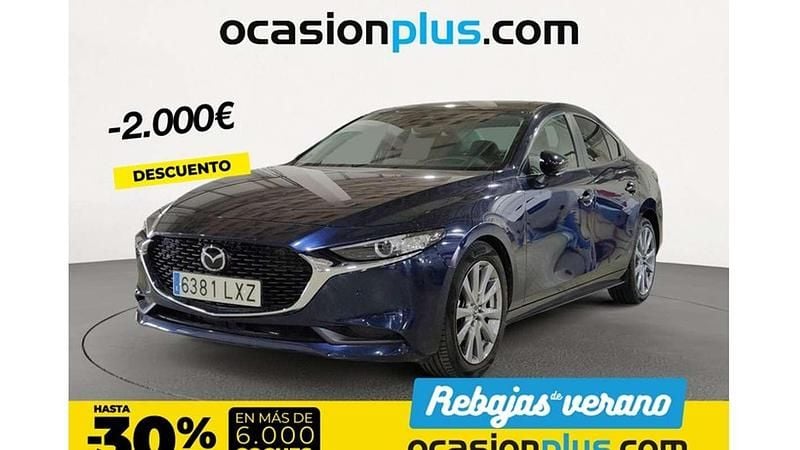 Azul Usado 2022 Mazda 3 Berlina | 19.537 € (Precio justo) - Imagen 1/4
