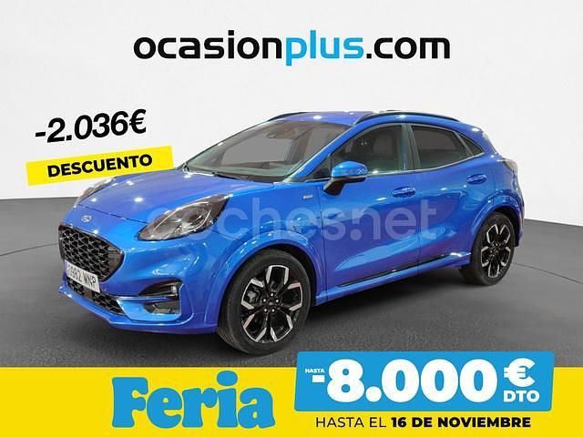 Azul Usado 2024 Ford Puma ST-Line X SUV | 20.200 € (Precio justo) - Imagen 1/4