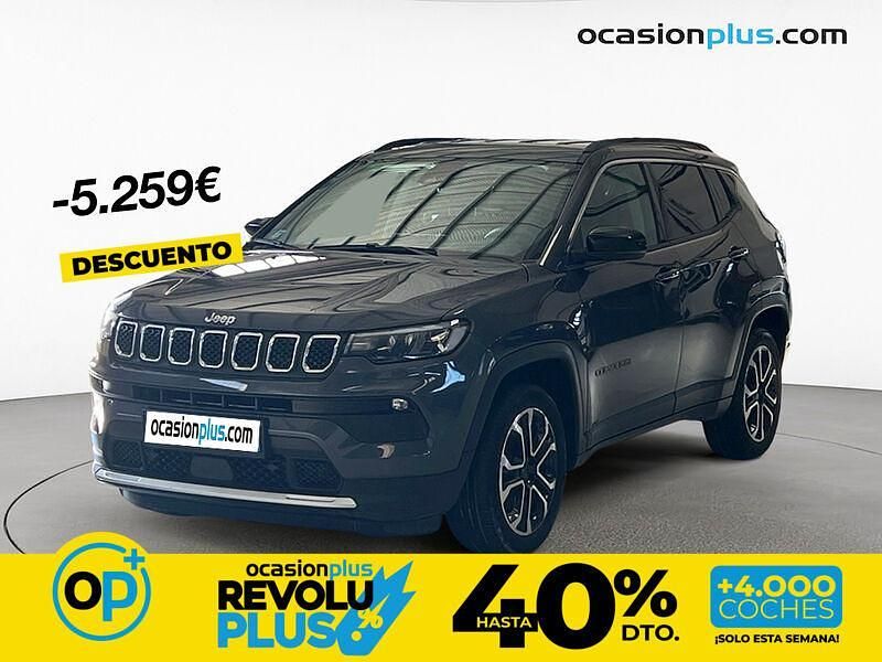 Usado Jeep Compass Limited 130 CV (95 kW) 2022 Gris SUV