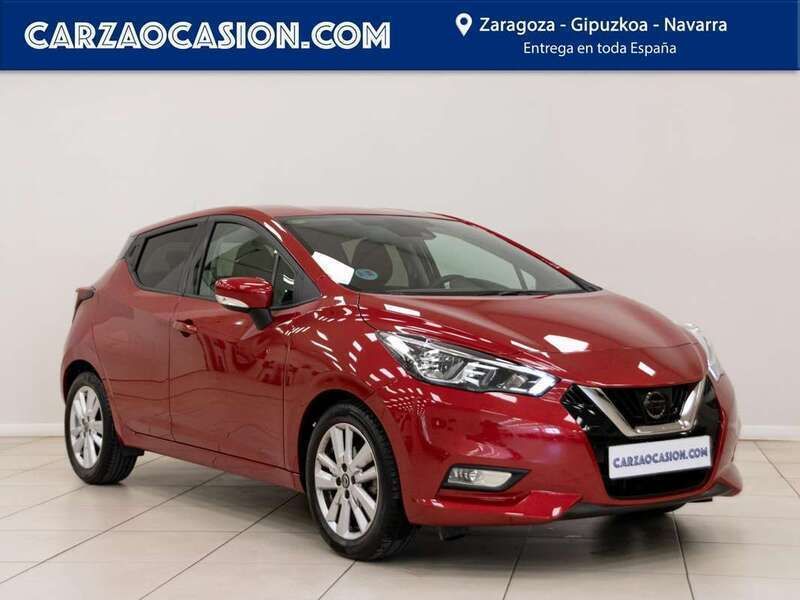 Rojo Usado 2019 Nissan Micra Acenta Utilitario | 11.900 € (Precio justo) - Imagen 1/4