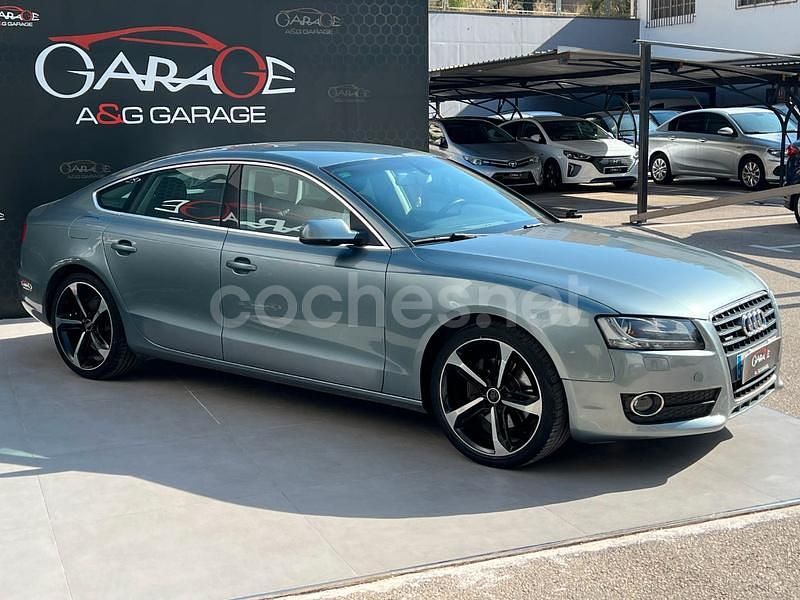 Usado Audi A5 Sportback 211 CV (155 kW) 2010 Gris / plata Utilitario