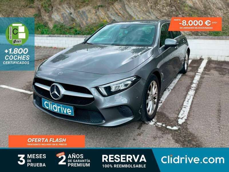 Gris Usado 2018 Mercedes A180 Utilitario | 21.590 € (Precio justo) - Imagen 1/3