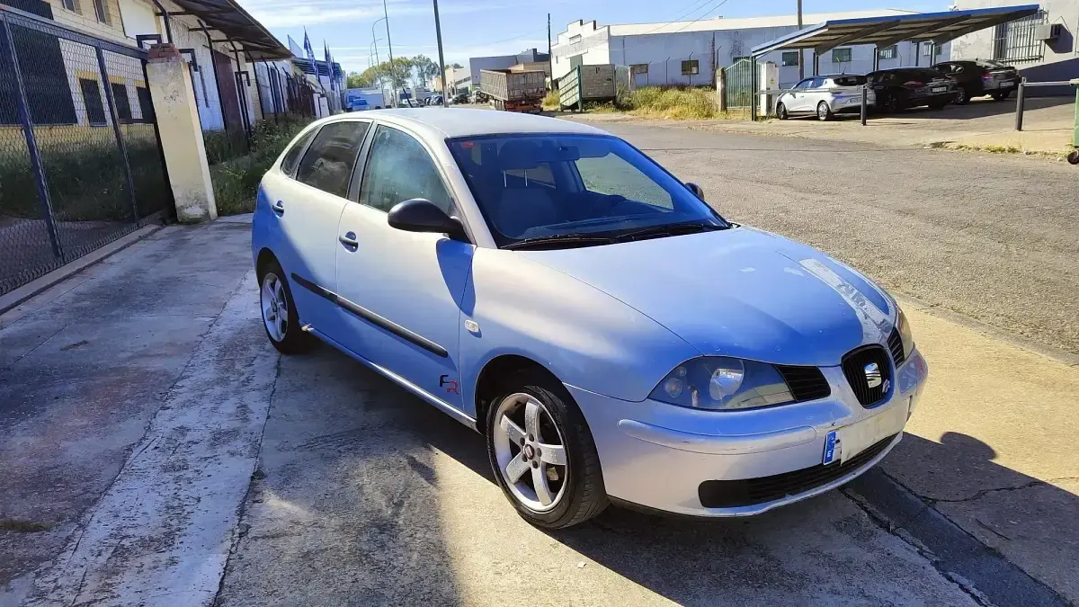 Usado Seat Ibiza Reference 100 CV (73 kW) 2004 Azul Utilitario