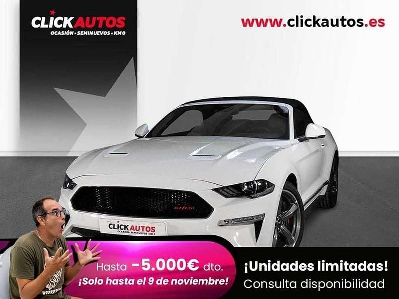 Blanco Usado 2023 Ford Mustang Fastback Coupe | 52.900 € (Precio justo) - Imagen 1/4