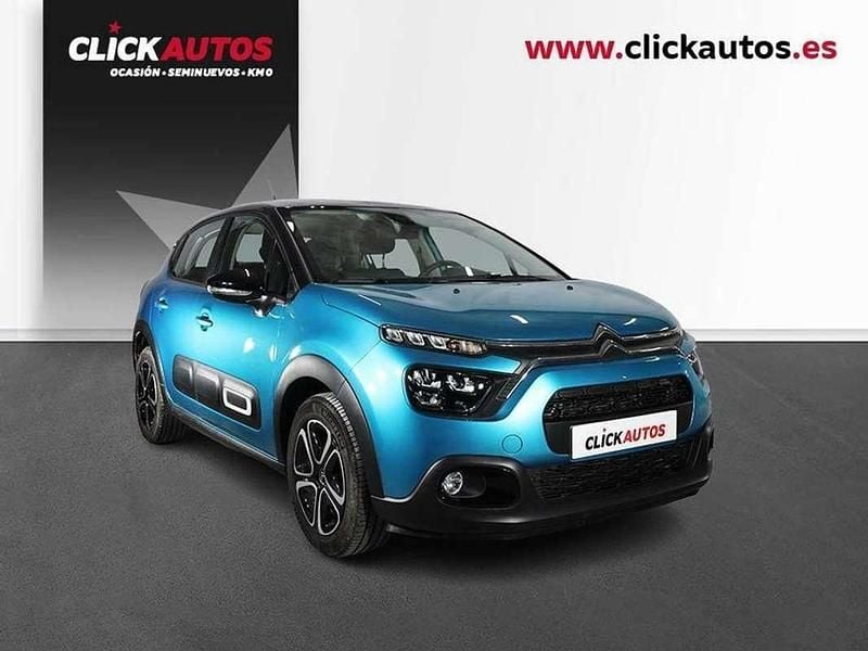 Usado Citroën C3 Feel 83 CV (61 kW) 2022 Azul Utilitario