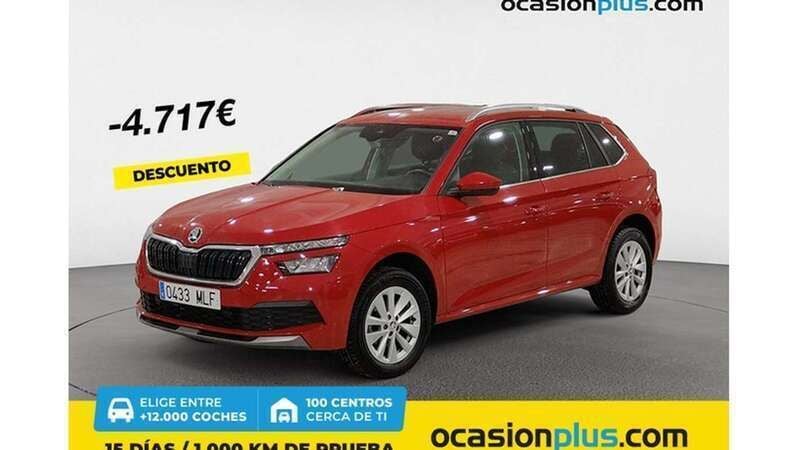Rojo Usado 2023 Skoda Kamiq Ambition SUV | 18.173 € (Buen precio) - Imagen 1/4