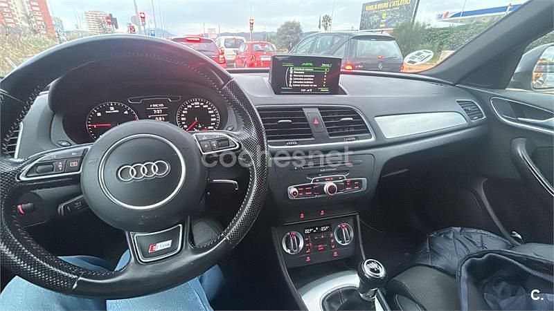 Usado Audi Q3 S-Line 140 CV (102 kW) 2014 Gris / plata SUV