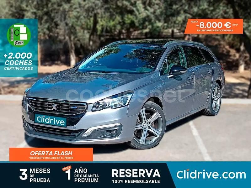 Gris / plata Usado 2015 Peugeot 508 Allure Berlina | 8890 € (Precio justo) - Imagen 1/3