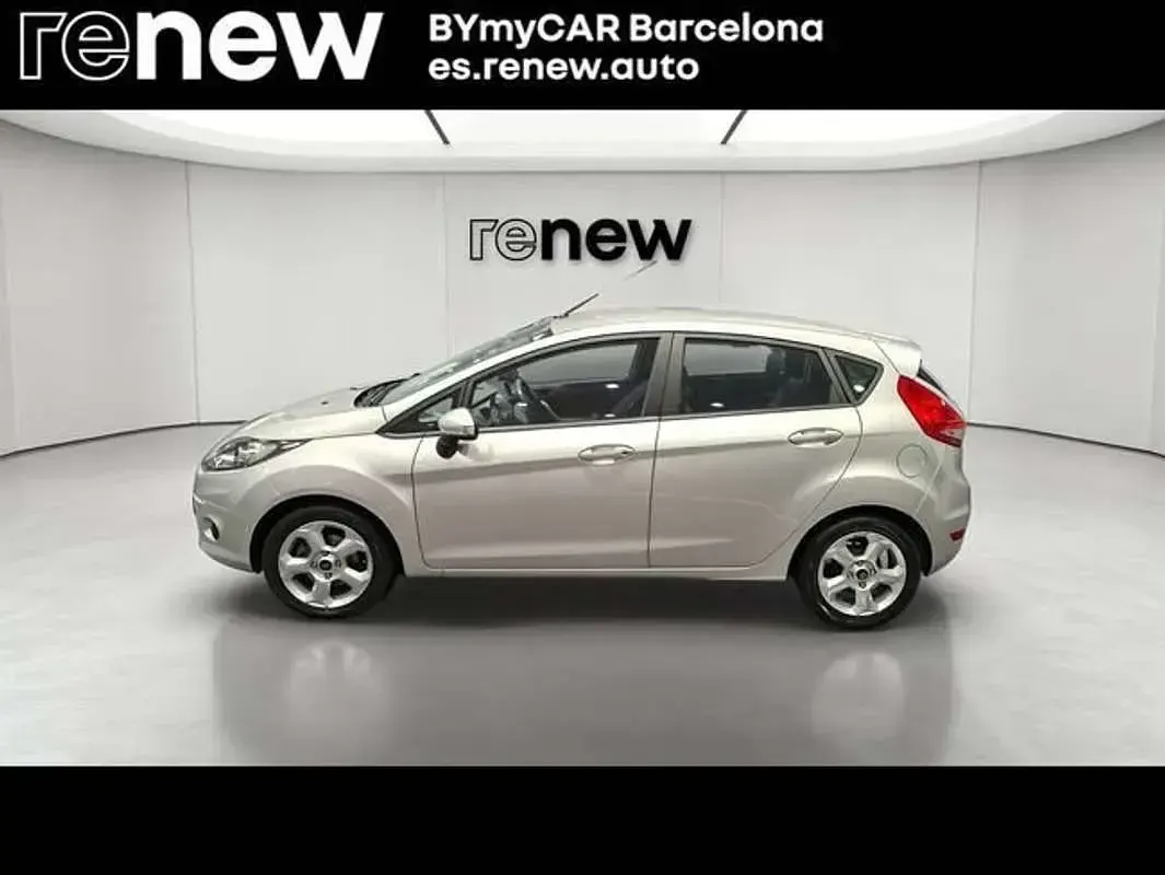 Usado Ford Fiesta Trend 95 CV (69 kW) 2010 Plateado Utilitario