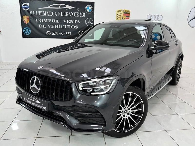 Usado Mercedes GLC300e 320 CV (235 kW) 2022 Gris / plata Coupe