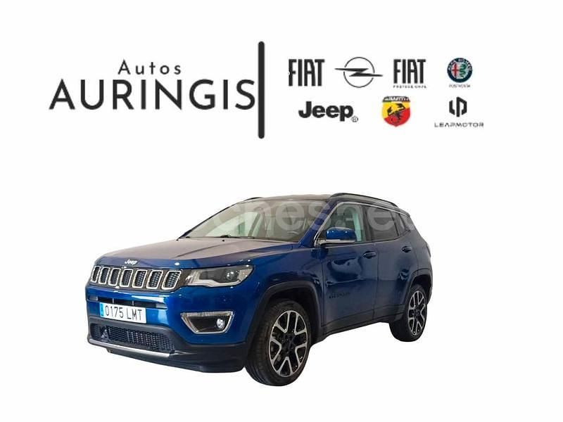 Azul Usado 2021 Jeep Compass Limited SUV | 18.850 € (Caro) - Imagen 1/4