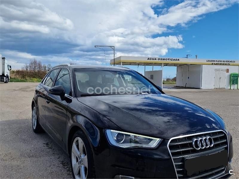 Usado Audi A3 150 CV (110 kW) 2016 Negro Berlina
