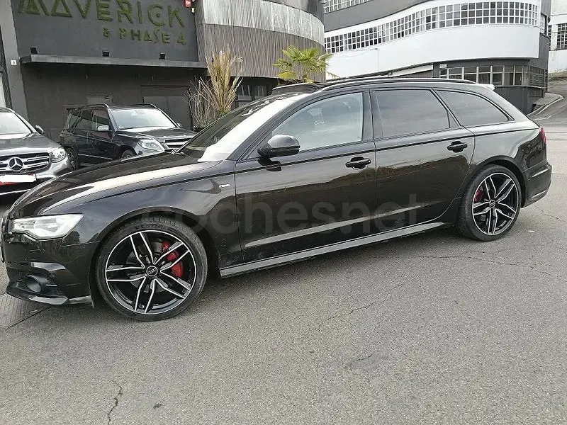 Usado Audi A6 S-Line 218 CV (160 kW) 2016 Negro Familiar