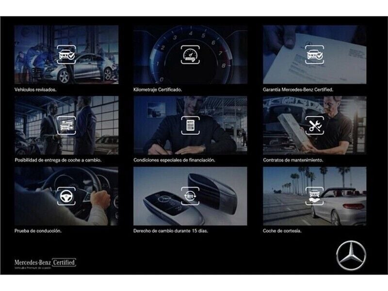 Usado Mercedes C200 AMG line 163 CV (119 kW) 2023 Plateado Berlina