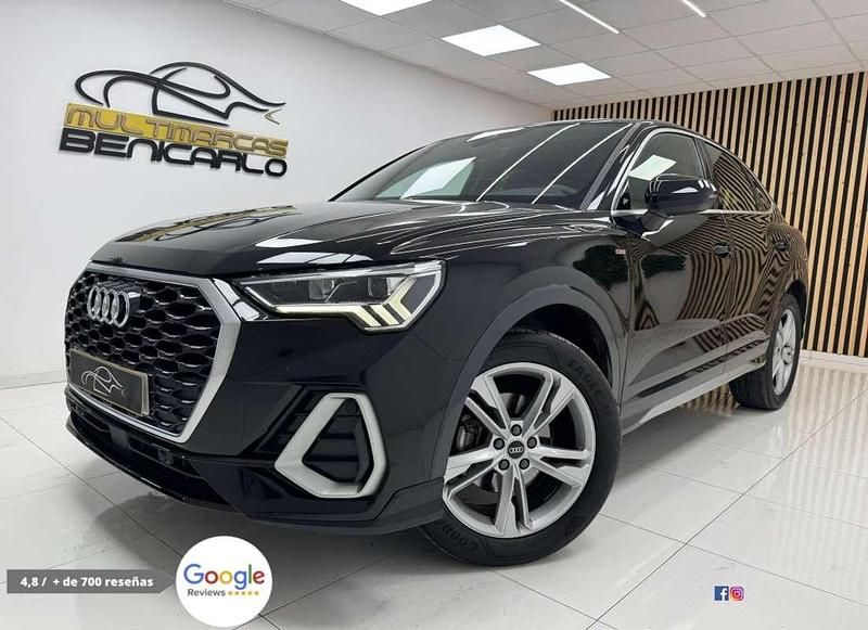 Negro Usado 2021 Audi Q3 Sportback S-Line SUV | 26.900 € (Precio justo) - Imagen 1/4