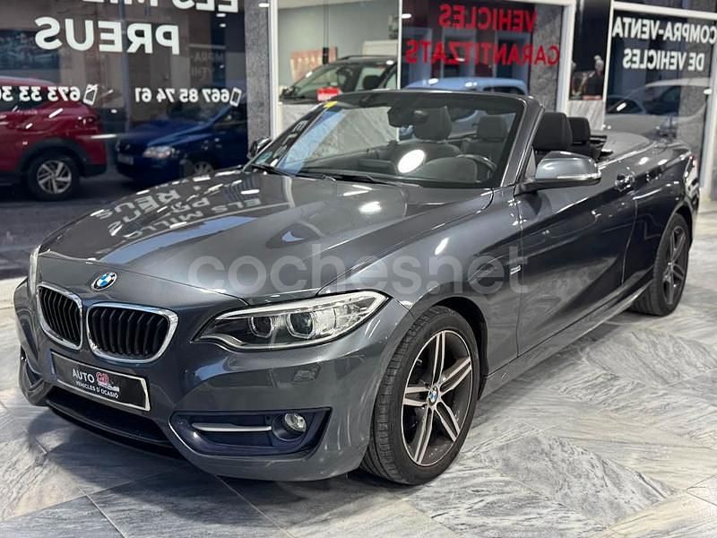Usado BMW 218 150 CV (110 kW) 2016 Gris / plata Descapotable