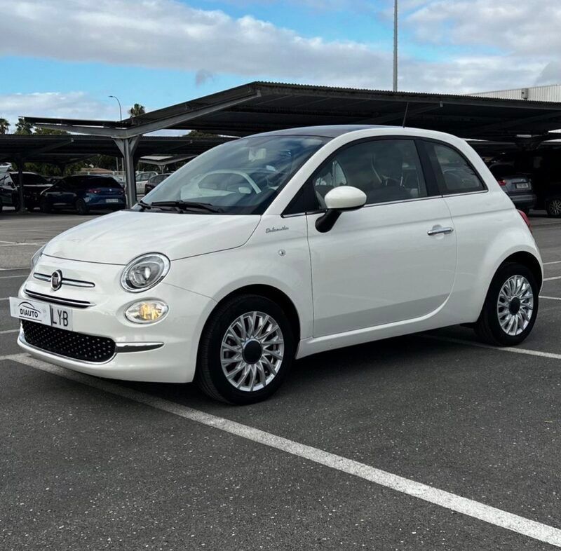 Beige Usado 2018 Fiat 500 Dolcevita Berlina | 11.900 € (Caro) - Imagen 1/4