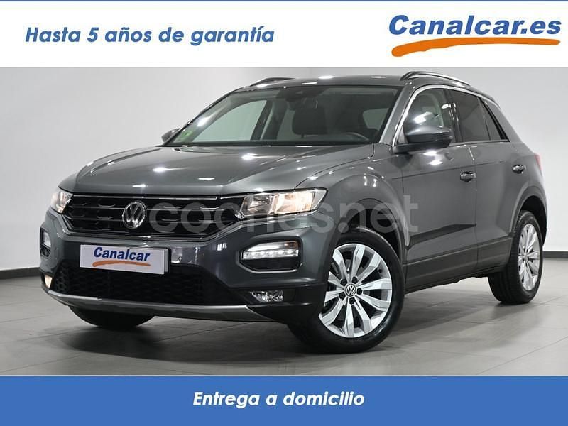 Gris Usado 2018 VW T-Roc Advance SUV | 17.590 € (Precio justo) - Imagen 1/4