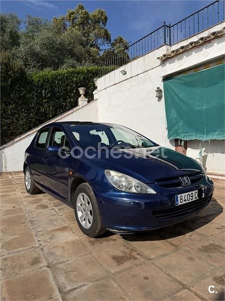 Usado Peugeot 307 110 CV (80 kW) 2004 Azul Berlina