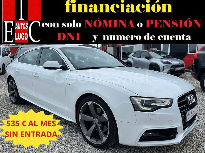 Blanco Usado 2014 Audi A5 Sportback S-Line Berlina | 19.900 € (Caro) - Imagen 1/4