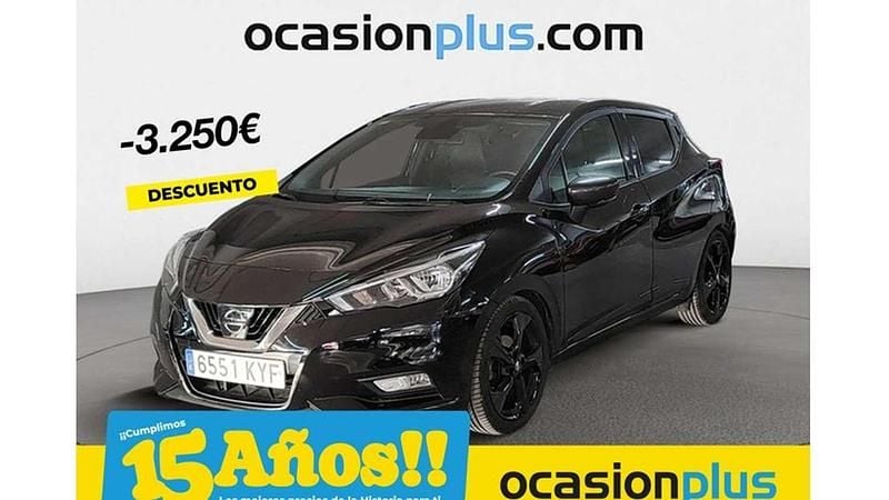 Negro Usado 2019 Nissan Micra Utilitario | 12.500 € (Buen precio) - Imagen 1/4