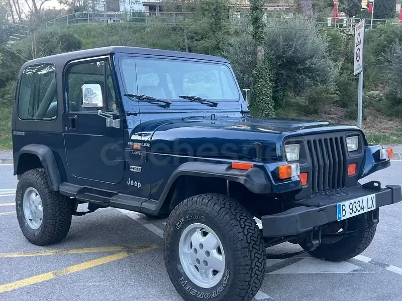 Usado Jeep Wrangler 121 CV (88 kW) 1990 Azul SUV