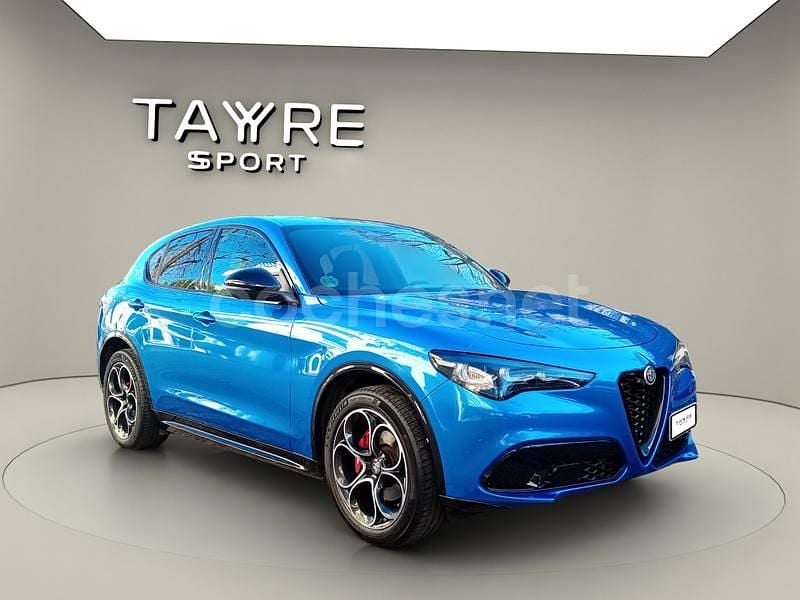 Azul Usado 2024 Alfa Romeo Stelvio Veloce SUV | 43.990 € (Precio justo) - Imagen 1/4