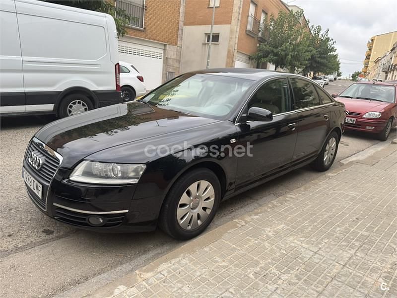 Usado Audi A6 140 CV (102 kW) 2005 Negro Berlina