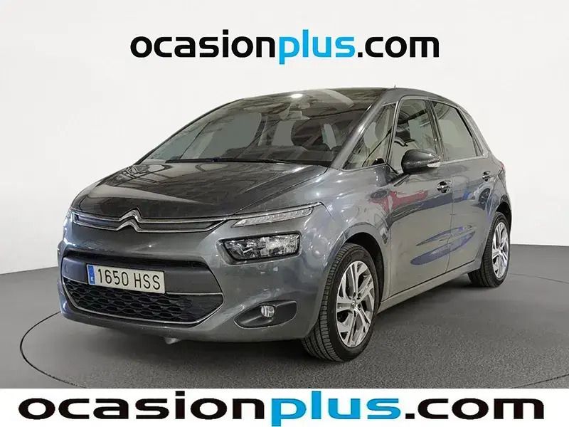 Gris Usado 2013 Citroën C4 Picasso Intensive Monovolumen | 8200 € (Precio justo) - Imagen 1/4