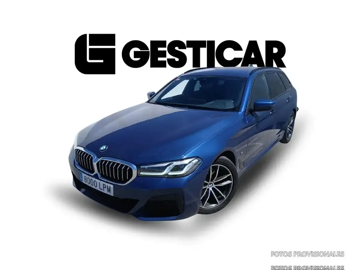 Usado BMW 520 190 CV (139 kW) 2021 Azul Familiar
