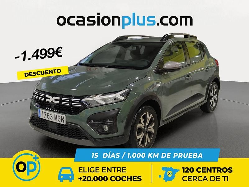 Verde Usado 2023 Dacia Sandero Expression Berlina | 16.490 € (Precio justo) - Imagen 1/4