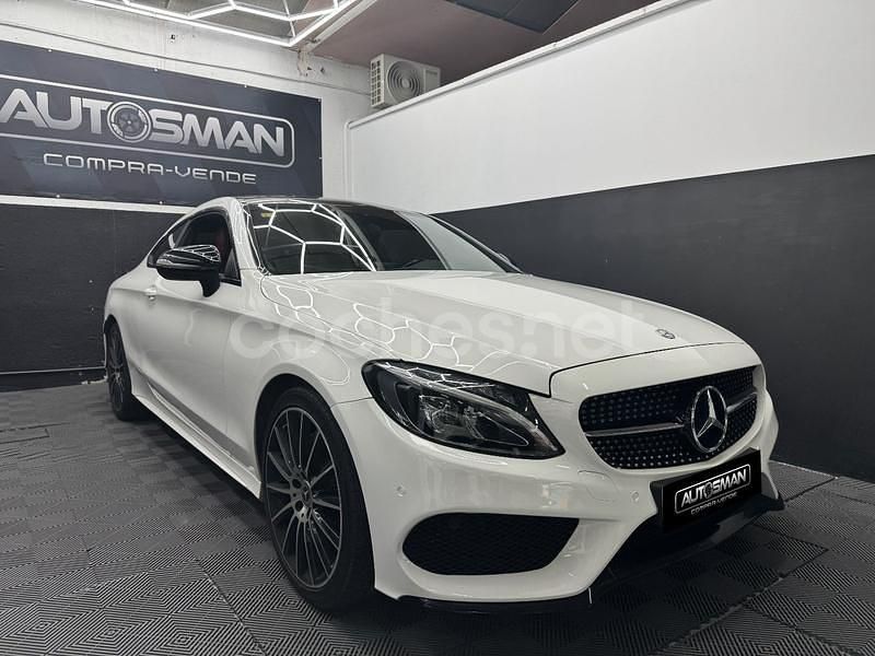 Usado Mercedes C180 156 CV (114 kW) 2016 Blanco Coupe