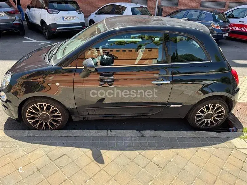 Usado Fiat 500 Lounge 105 CV (77 kW) 2015 Negro Berlina