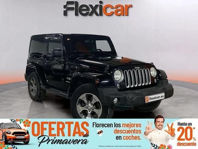 Usado Jeep Wrangler Sahara 200 CV (147 kW) 2017 Negro SUV