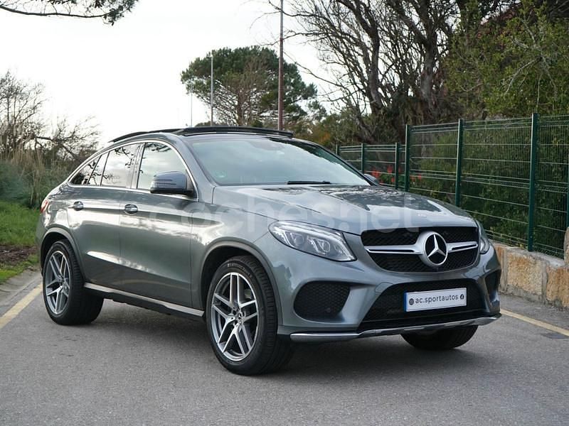Usado Mercedes GLE350 258 CV (189 kW) 2018 Gris / plata Coupe