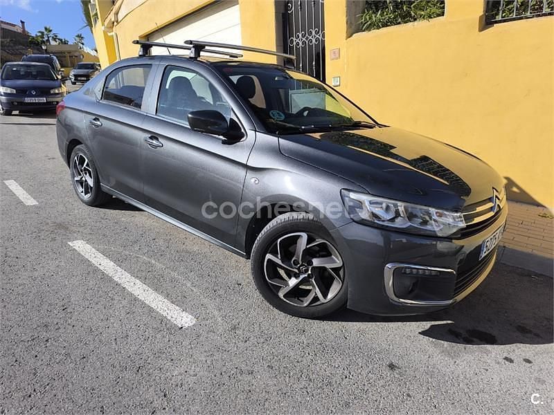 Gris / plata Usado 2017 Citroën C-Elysee I PureTech Berlina | 6500 € (Super precio) - Imagen 1/4