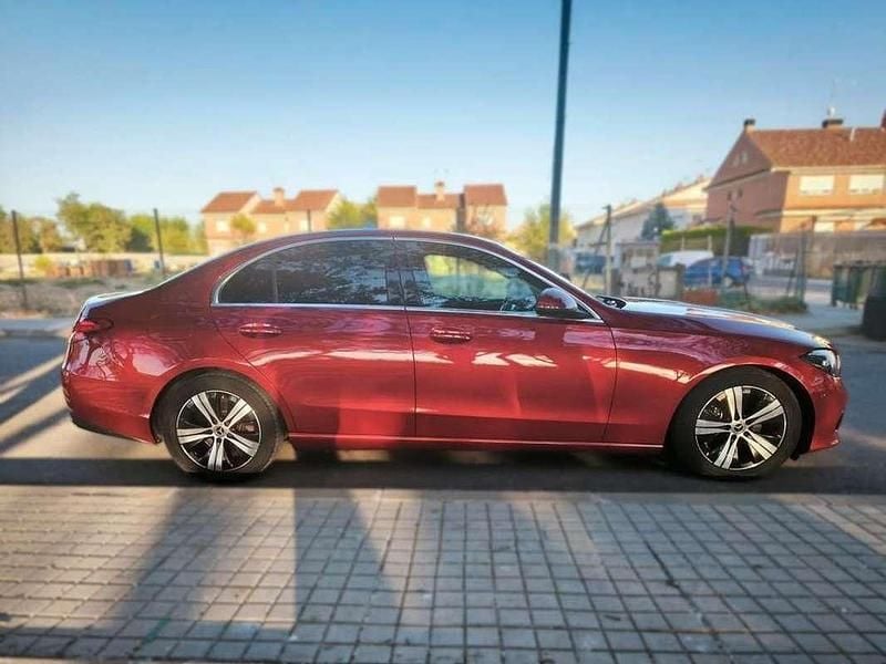 Usado Mercedes C200 163 CV (119 kW) 2023 Rojo Berlina