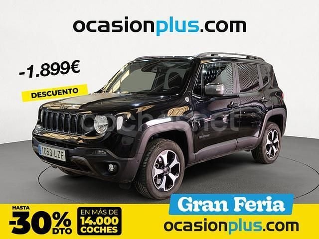 Negro Usado 2022 Jeep Renegade Trailhawk SUV | 20.890 € (Precio justo) - Imagen 1/4
