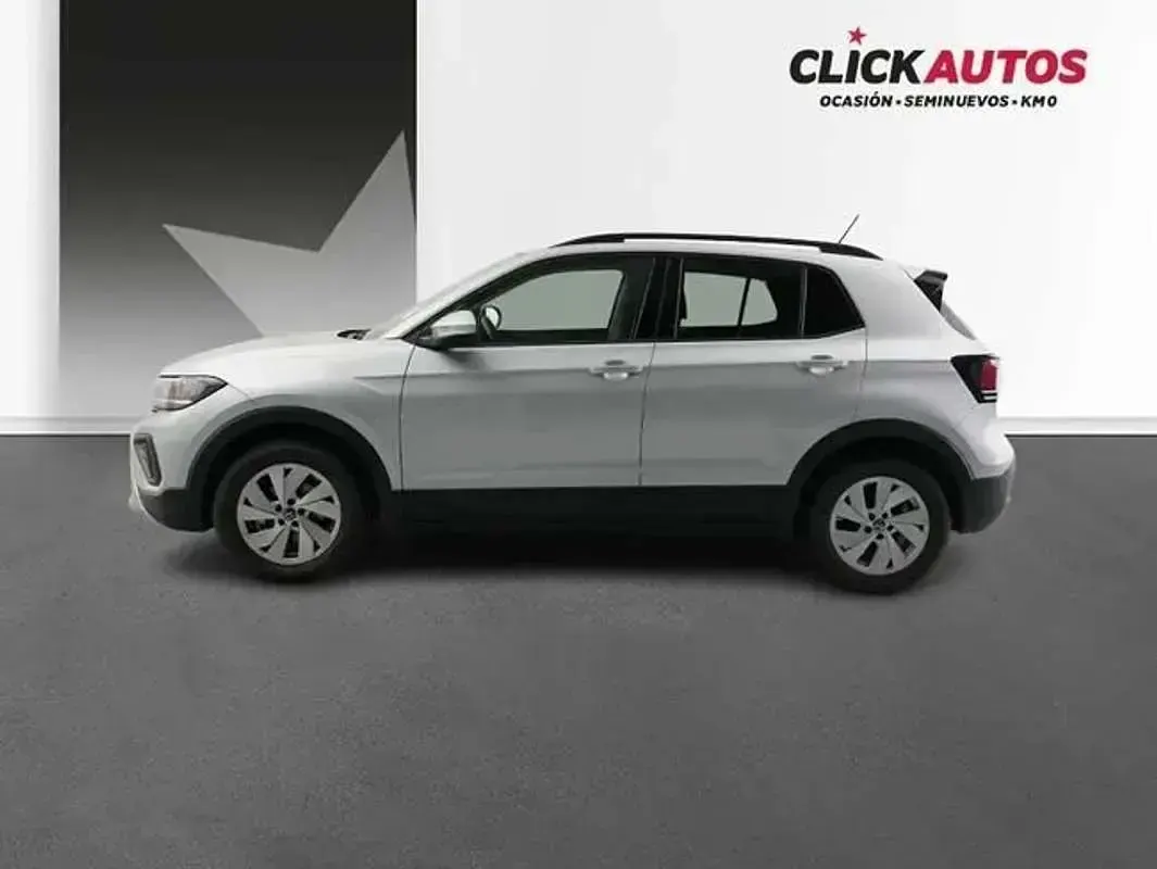 Usado VW T-Cross Life 95 CV (69 kW) 2024 Plateado SUV